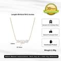 925 Sterling Silver Dainty Thin Chain Natural Freshwater Pearl Adjustable Elegant Necklace 5