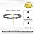 Natural Peacock Black Baroque Freshwater Pearl Bracelet, 925 Sterling Silver Daily Jewelry 5