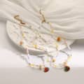 Cute Seed Bead Acrylic Seashell Chips Choker Kawaii No Rust Stainless Steel Tropical Vacation Dainty Beaded Shell Necklace 1