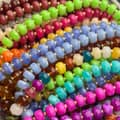 Non-Fading Acrylic Bead Necklace, Colorful Bohemian Layered PVD 5