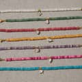 INS Style Natural Stone Beaded Bracelet Zircon Charm Waterproof Stainless Steel Bracelet Party Gift 3