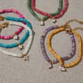 INS Style Natural Stone Beaded Bracelet Zircon Charm Waterproof Stainless Steel Bracelet Party Gift 4