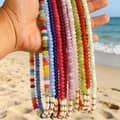 Natural Pearl Beaded Necklace, Real Pearl Non-Fading PVD Coated Waterproof 2