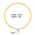 Boho Handmade Multicolor Natural Stone Bead Choker, Non-Tarnish Stainless Steel Fish Charm 6