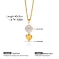Baroque Freshwater Pearl Necklace, 18K PVD Colorfast Y-Shaped Pearl Teardrop 316 Stainless Steel 5
