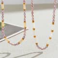 Baroque Real Pearl Necklace, Colorfast Gold Conch Beads 18K Gold Plated PVD Shell Bohemian Style 2