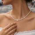 Baroque Real Pearl Necklace, Colorfast Gold Conch Beads 18K Gold Plated PVD Shell Bohemian Style 3