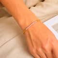 Freshwater Pearl Bracelet Handmade Beaded Gold Silver Stainless Steel Dainty Stackable 4