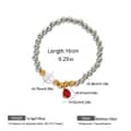 Freshwater Pearl Birthstone Bracelet Colorful Teardrop Gemstone Pendant Stackable Beaded Birthday Gift 5
