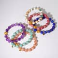 Vintage Style Natural Stone Handmade Beaded Bracelet Waterproof 316L Stainless Steel Party Gift 1