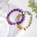 Vintage Style Natural Stone Handmade Beaded Bracelet Waterproof 316L Stainless Steel Party Gift 3
