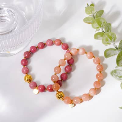 Vintage Style Natural Stone Handmade Beaded Bracelet Waterproof 316L Stainless Steel Party Gift detail 4