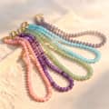 Natural Gemstone Beaded Necklace 18K Spring Clasp, Handmade Bohemian Style 3