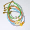 Handmade Beaded Bracelet Natural Shell Pearl Crystal Natural Stone Stainless Steel 2