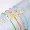 Handmade Beaded Bracelet Natural Shell Pearl Crystal Natural Stone Stainless Steel 4