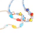 Handmade Colorful Fish Mushroom Bead Necklace, Boho Summer Beach Cute Ins Style Aesthetic 5