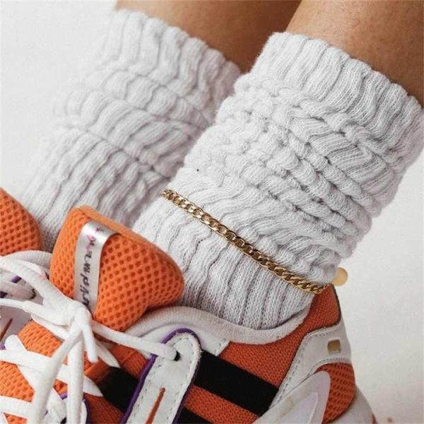New Anklet Stainless Steel Gold Plated Anklet