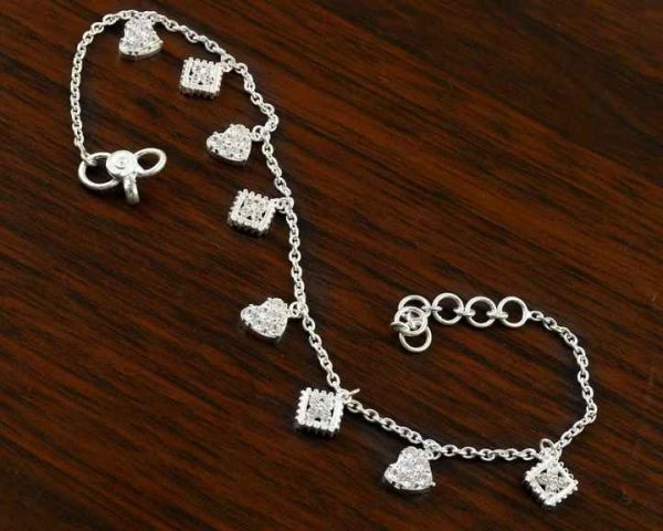 925 Sterling Silver Anklet Design for Girl Wholesale Silver Traditional Anklet 925 Sterling Silver Anklets Designs Girls