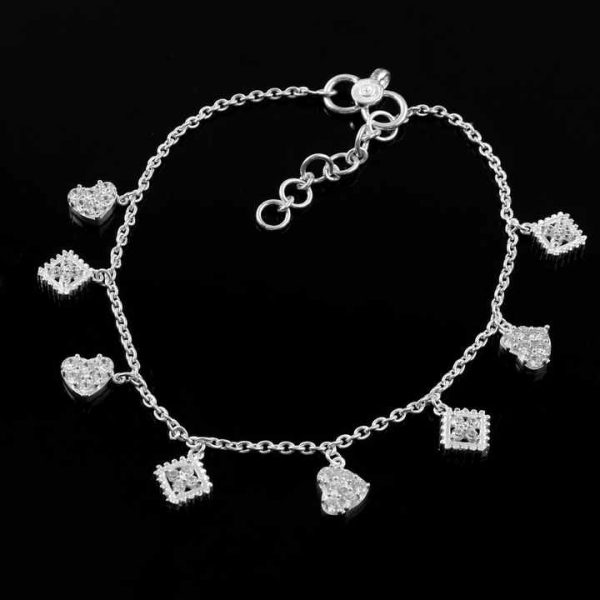 925 Sterling Silver Anklet Design for Girl Wholesale Silver Traditional Anklet 925 Sterling Silver Anklets Designs Girls