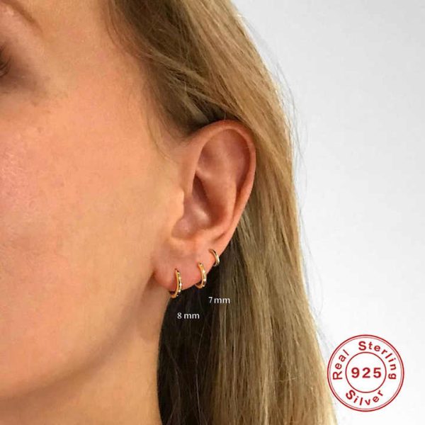 Crystal Pave 925 Sterling Silver Hoop Earring Fashion Jewelry Wholesale