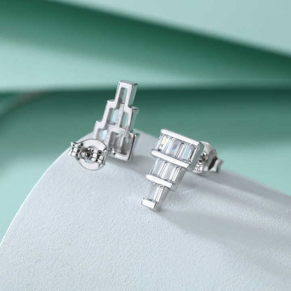 925 Sliver Cubic Zirconia Crystal Chandelier Earrings for Women Wedding Jewelry Fashion Jewelry Sterling Silver Earrings