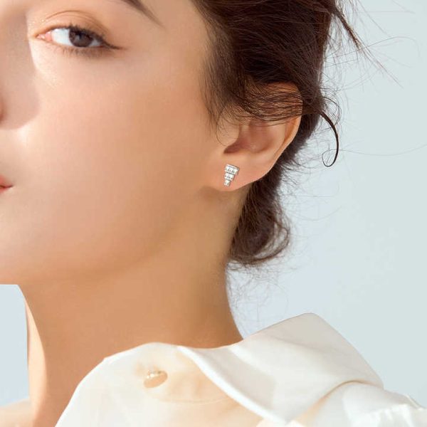 925 Sliver Cubic Zirconia Crystal Chandelier Earrings for Women Wedding Jewelry Fashion Jewelry Sterling Silver Earrings
