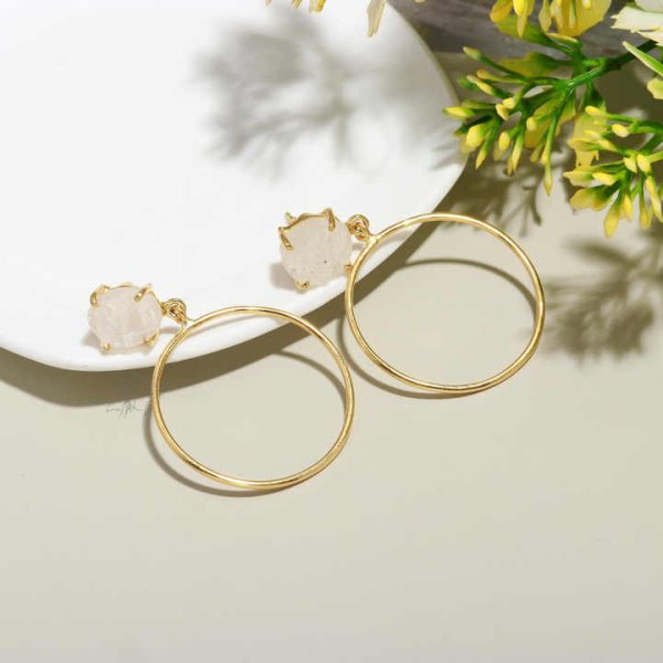 925 Sterling Silver Rainbow Moonstone Smooth Oval Gemstone Stud Earring Birthstone Crystal Stud Earrings Natural Gemstone Studs