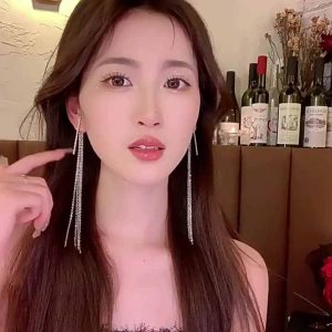 Elegant Gold Plated Drop Earrings for Women Wedding Party Gift Long Tassel Dangle Rhinestone Crystal Fashion Jewelry