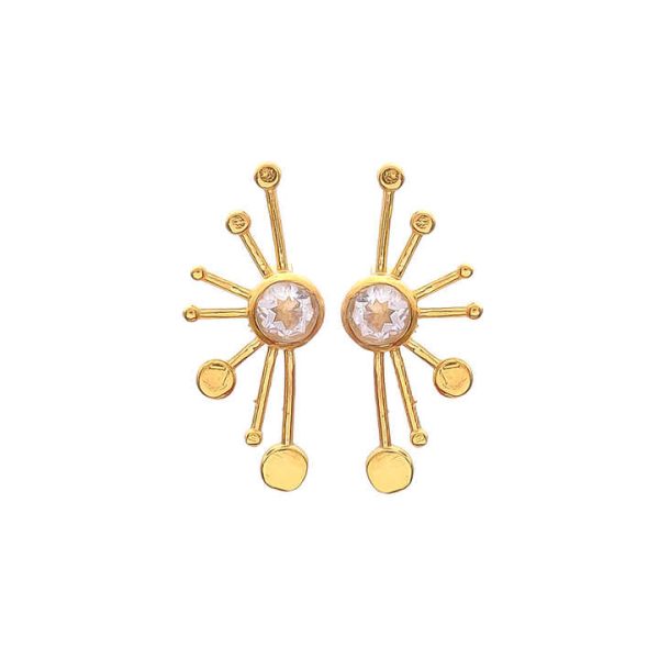 Crystal Wedding Stud Simple Earrings