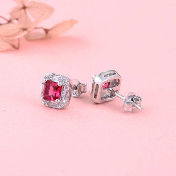 925 Sterling Silver Custom Earrings With Logo Mexican Jewelry Crystal Classic Earring