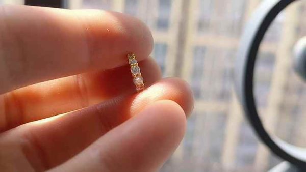 Trendy 925 Sterling Silver Waterdrop Stud Earrings with Zircon Stones for Women