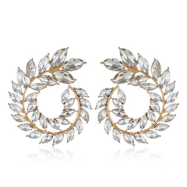 Earings 2025,New Fashion Jewelry Colorful Statement Crystal Earrings for Women