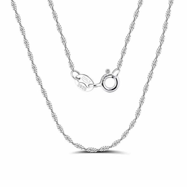 2025 Best Selling 925 Sterling Silver Necklace Trendy New Styles for American and European Men Women for Wedding Engagement