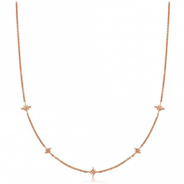 Wholesale 925 Sterling Silver Beautiful Female Fashion Jewelry Necklace
