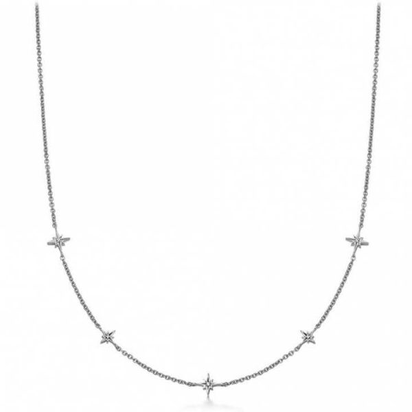 Wholesale 925 Sterling Silver Beautiful Female Fashion Jewelry Necklace