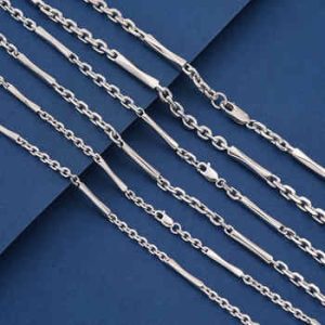 Low Price Cadena De Plata Italian Craft 925 Sterling Silver Chains Jewelry Making Thin Necklace Silver Cable Chain for Women