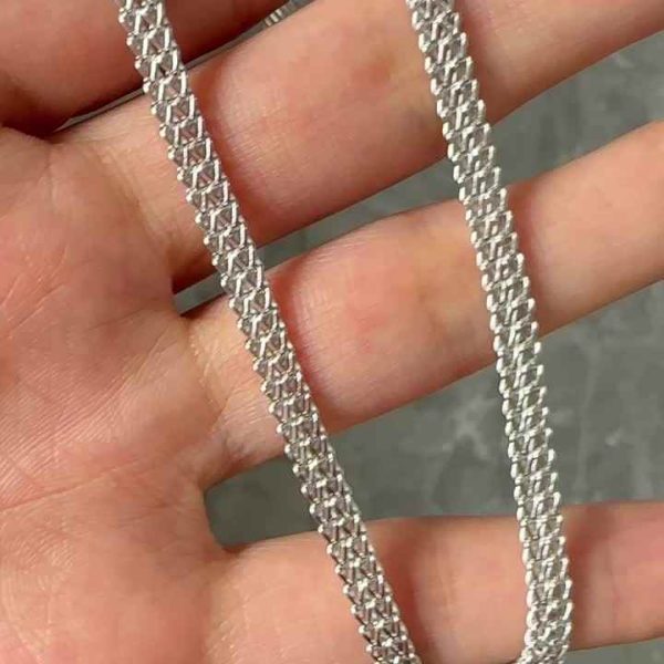3mm Width 925 Sterling Silver Chain for Men - Durable Link Necklace Jewelry for Gifts and Special Occasions