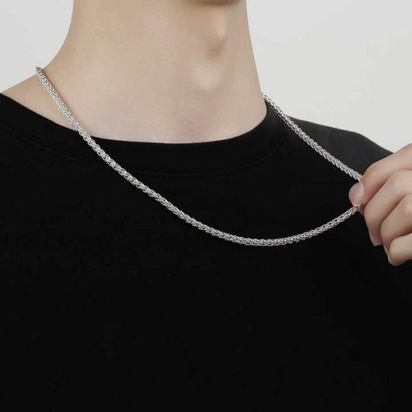 Wholesale Custom 3mm Width 925 Silver Chain Fine Jewelry Chains Silver Chains for Men