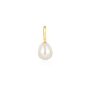 Dainty 925 Sterling Silver 14K/18K Gold Plated Vermeil Freshwater Pearl Charm Necklace for Women