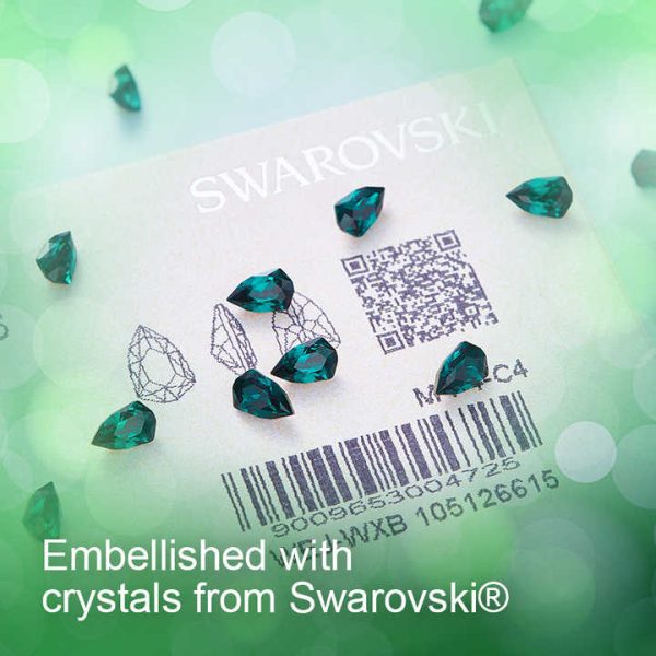 YN0692 Trendy Silver Jewelry Bird Necklace 925 Sterling Silver Animal Jewellery DIY Customized Emerald Crystal Necklace
