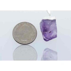 Natural Amethyst Crystal Pendant
