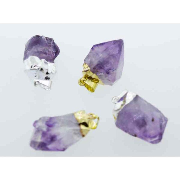 Natural Amethyst Crystal Pendant