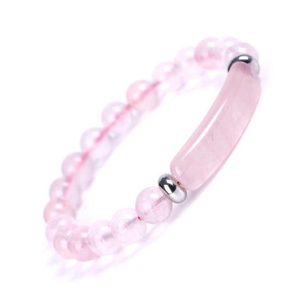 8mm Fashion Natural Healing Crystal Agate Stone Stretch Beaded Bracelet Handmade Round Beads Gemstone Bead Bracelet