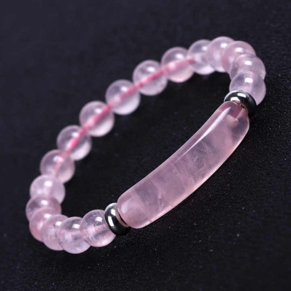 8mm Fashion Natural Healing Crystal Agate Stone Stretch Beaded Bracelet Handmade Round Beads Gemstone Bead Bracelet