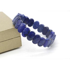 Wholesale Fashion Natural Crystal Bracelets & Bangles Hand Row Amethyst Lapis Lazuli Nugget Beads for Jewelry