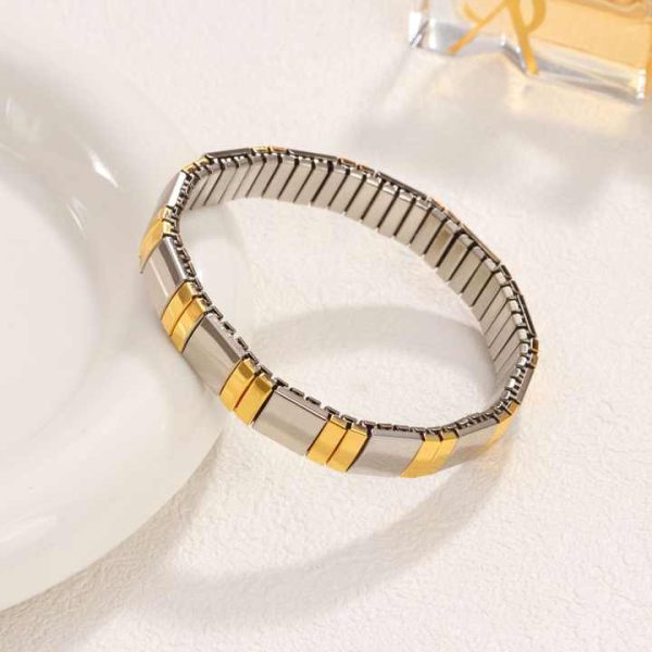 -C3404 Vintage Bracelets for Men Women Elastic Design Bracelet Unique Jewelry Colorful Crystal Bracelet for Men