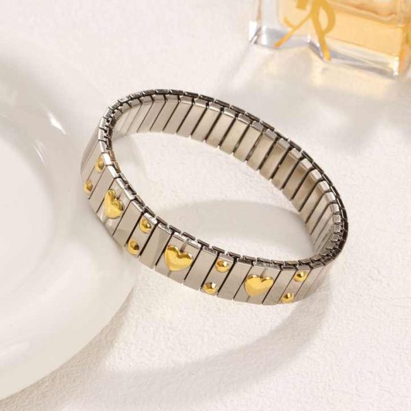 -C3404 Vintage Bracelets for Men Women Elastic Design Bracelet Unique Jewelry Colorful Crystal Bracelet for Men