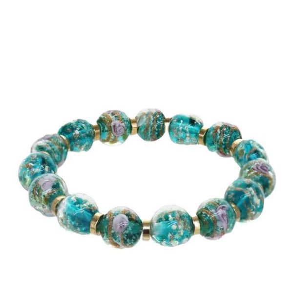 Crystal Healing Beaded Bracelet Anti Anxiety Unisex Bracelet for Women Glow in the Dark Moon Crystal Stress Relief Bracelet