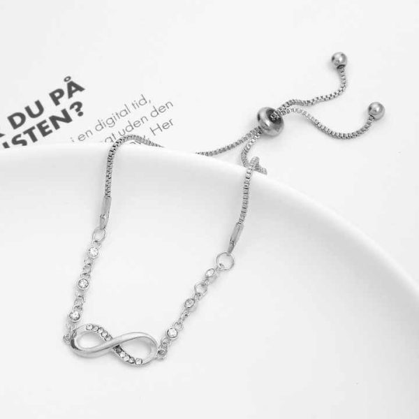 New Fine 925 Sterling Silver Pretty Crystal Bracelets for Women Fashion Jewelry Party Wedding Accessories Valentine's Day Gifts