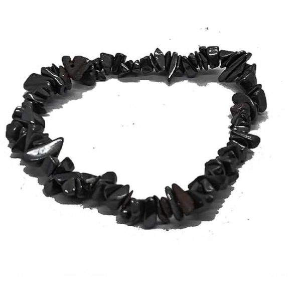 Hematite Crystal Chips Bracelet Crystal Chips Stone bracelet Crystal Gemstone Fashion Jewelry Men and Women Gift Energy
